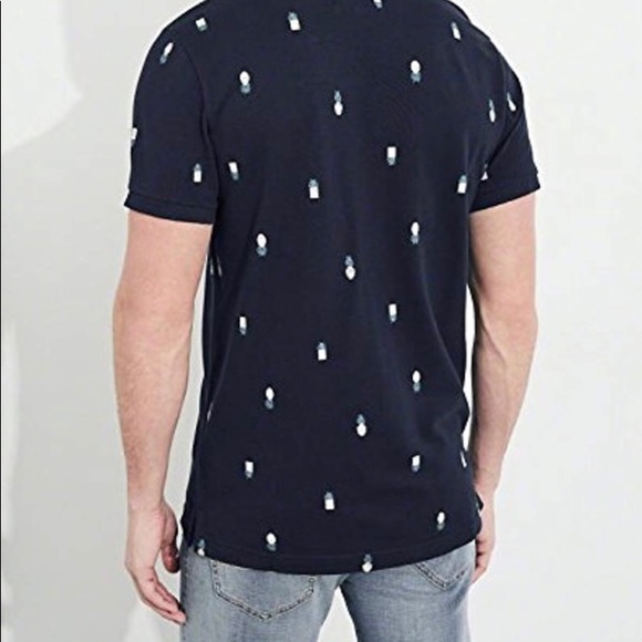 Hollister Co Guys Pique Pattered 